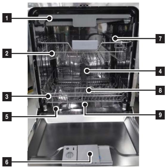 SAMSUNG DW60CG550FSR 14S44DB D - Pieces et caractéristiques - 1