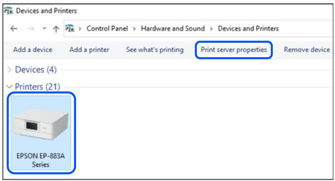 EPSON EcoTank ET-2840 - Vérifier qu'un pilote d'imprimante Epson authenticate est installé — Windows - 1