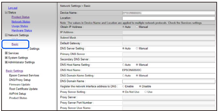 EPSON EcoTank ET-2840 - Sélectionnez Basic. - 1