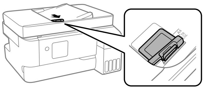 EPSON EcoTank ET-2840 - Positionnement des originaux dans le chargeur automatique de documents - 1