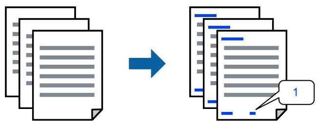 EPSON EcoTank ET-2840 - Impression avec en-  ete et pied de page - 1