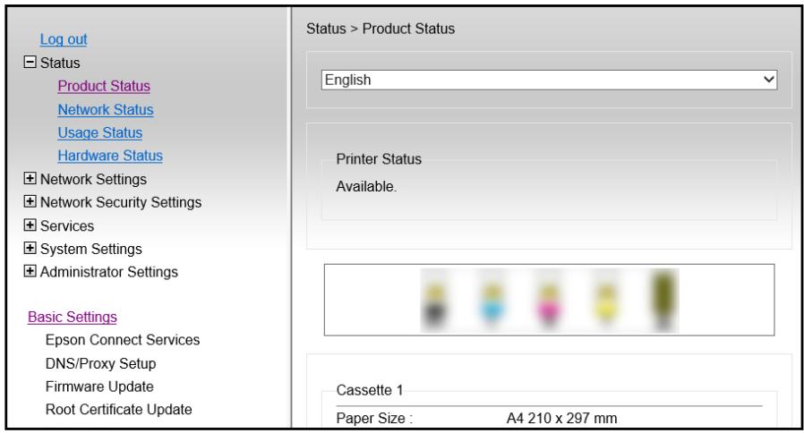 EPSON EcoTank ET-2840 - Définition d'une adresse IP statique pour l'imprimante - 1