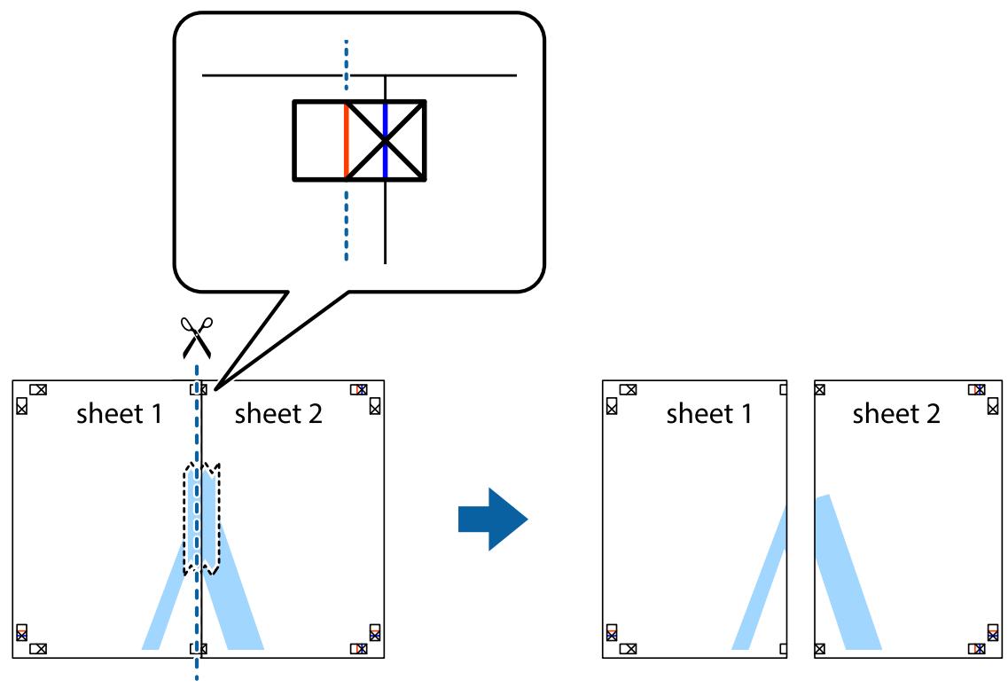 EPSON EcoTank ET-2840 - Réalisation de posters à l'aide des marques de chevauchement - 4