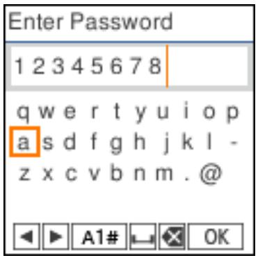 EPSON EcoTank ET-2840 - Saisie de caractères - 1