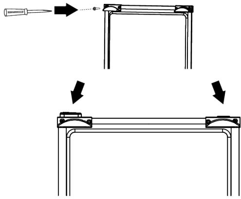 BEKO B5RCNE406HG - Attaching the Plastic Wedges - 1