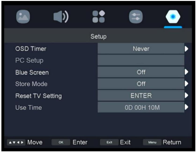HIGH ONE HI2422HD-MM - Menu de configuration - 1