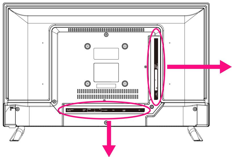 HIGH ONE HI2422HD-MM - Back View - 1