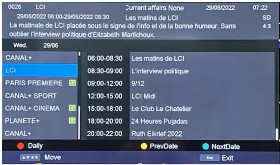 HIGH ONE HI2422HD-MM - GUIDE DES PROGRAMMES TÉLÉ (POUR TNT SEULEMENT) - 1