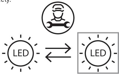 VALBERG 4D 516 D X625C - Changing the light - 1