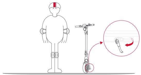 NIU KQI2PRO - Instructions de stationnement - 1