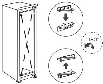 VALBERG BI 1D NF 304 D W625C - Door right-left change - 3