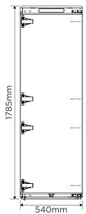VALBERG BI 1D NF 304 D W625C - Installation dans un meuble - 1