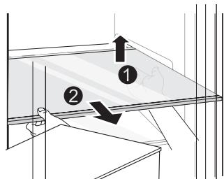 VALBERG BI 1D NF 304 D W625C - Cleaning of glass shelf - 1