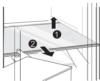 VALBERG BI 1D NF 304 D W625C - Limpieza de los estantes de cristal - 1
