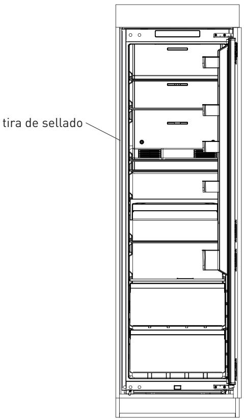 VALBERG BI 1D NF 304 D W625C - Instalación en un armario - 5
