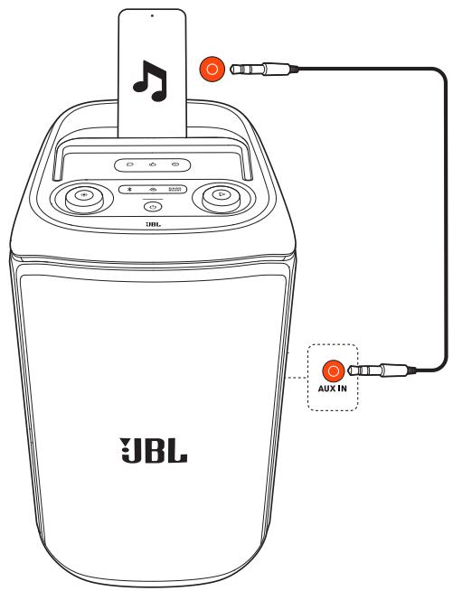JBL PARTYBOX CLUB 120 - AUX connection - 1