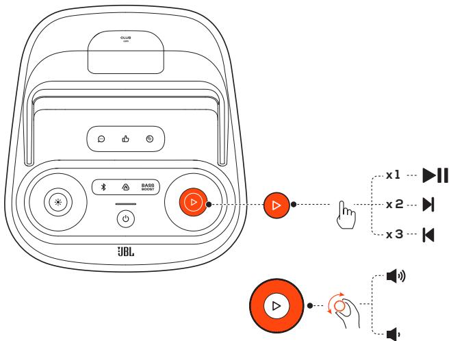 JBL PARTYBOX CLUB 120 - Music control - 1