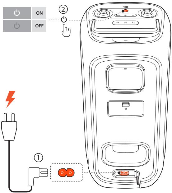 JBL PARTYBOX CLUB 120 - Cautions: - 1