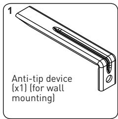 VALBERG VC 5050 3CM W 701T - Anti-tip kit - 1