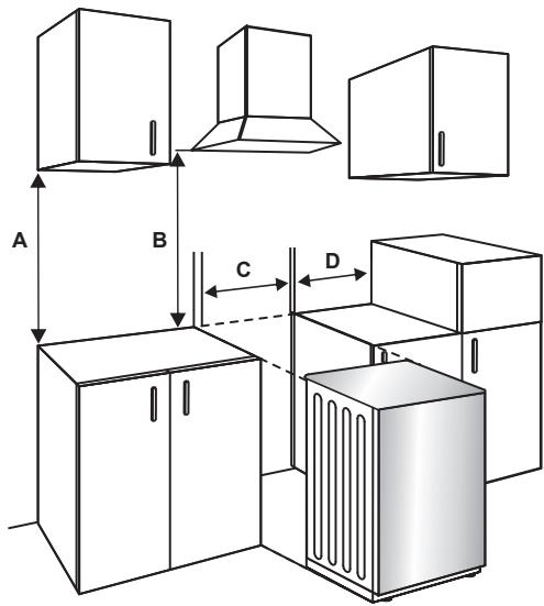 VALBERG IC 5060 3MC W701T - Cooker installation - 1