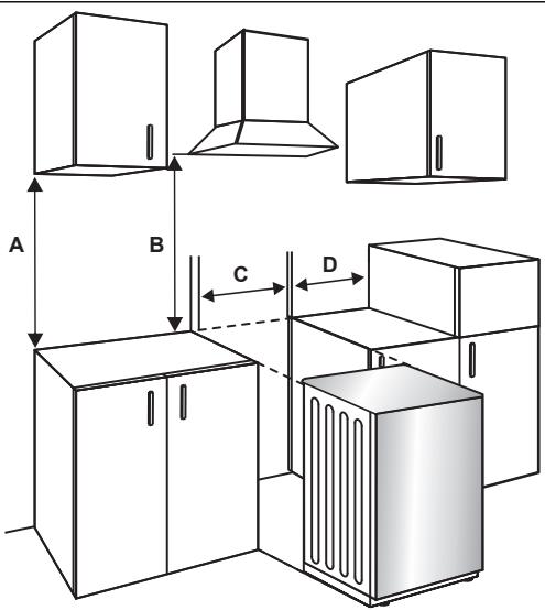 VALBERG IC 5060 3MC W701T - Installation de la cuisineire - 1