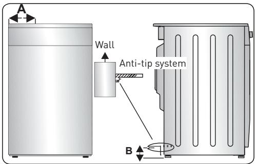VALBERG IC 5060 3MC W701T - Anti-tip kit - 3