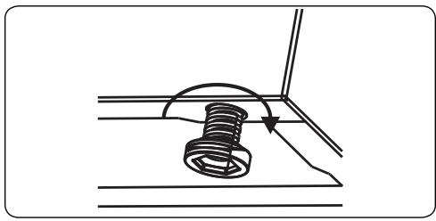 VALBERG IC 5060 3MC W701T - Réglage des pieds - 1