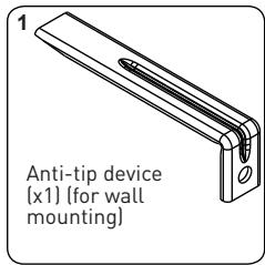 VALBERG IC 5060 3MC K 701T - Anti-tip kit - 1
