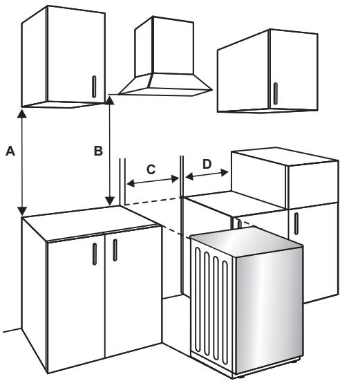 VALBERG IC 5060 3MC K 701T - Cooker installation - 1