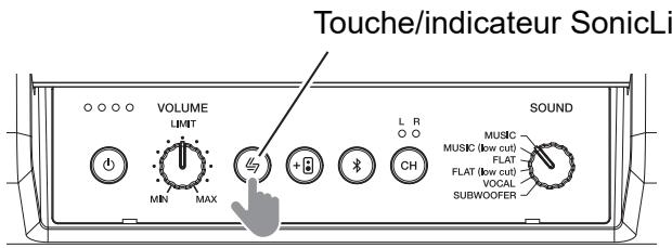 PIONEER DJ WAVE EIGHT - Appuyez de manière prolongée sur la touche sonickink pendant environ 3 secondes. - 1