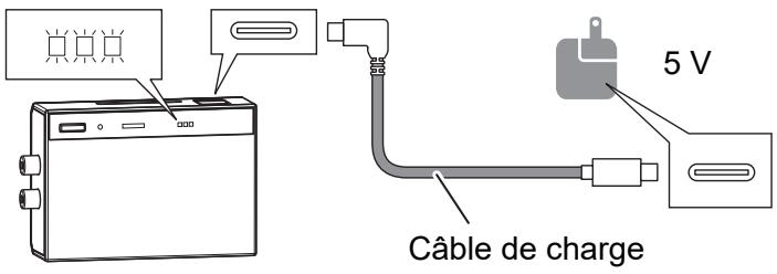 PIONEER DJ WAVE EIGHT - Raccordez à une alimentation USB avec le câble de charge. - 1