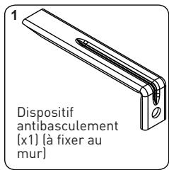 VC 6060 4CM W701T - Kit antibasculement - 1
