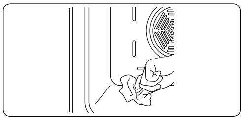 VC 6060 4CM W701T - Cleaning the inside of the oven - 1