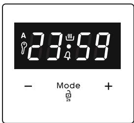 VALBERG VC 60 4MC X 701T - Using the touchscreen digital timer - 1