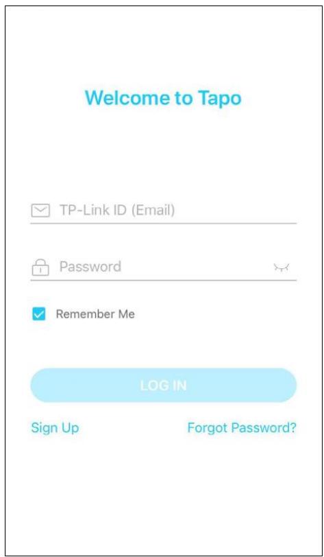 TP-LINK L510E E27 L530 - Etape 2. Connectez vous - 1