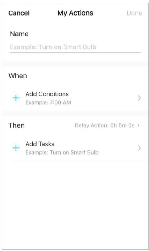 TP-LINK L530E E27 - Option 2: Créez vos propres actions - 2