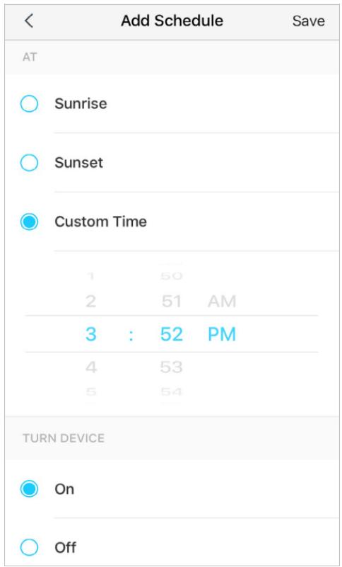 TP-LINK L530E E27 - Définir le calendrier - 1