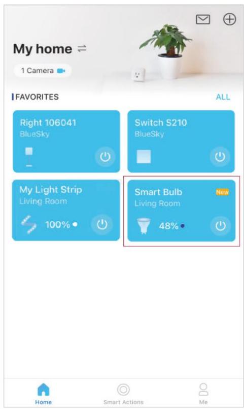 TP-LINK L630 GU10 - Page Paramètres de l'appareil - 1