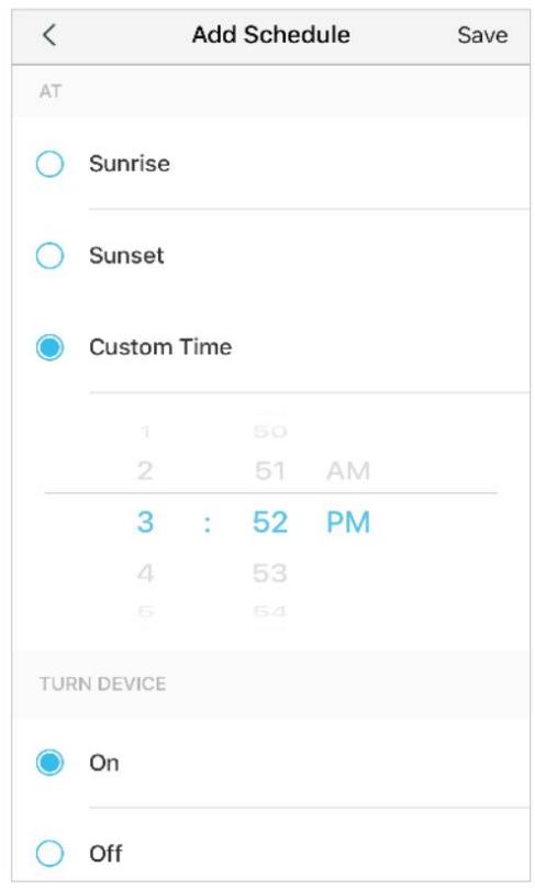 TP-LINK L630 GU10 - Définir le calendrier - 1