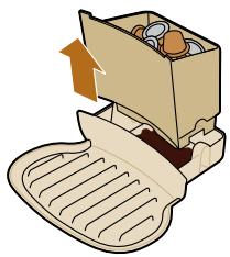 MELITTA LOOK IV SELECTION 1011-04 - Cleaning the used capsule drawer and waste water drawer - 4