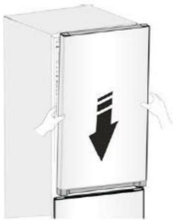 HISENSE RB440N4GWD - Changer le sens d'ouverture de la porte - 16