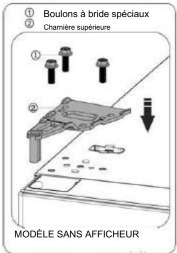 HISENSE RB440N4GWD - Changer le sens d'ouverture de la porte - 17