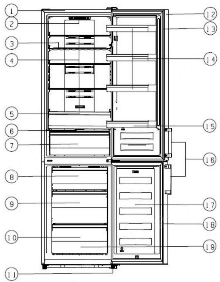 HISENSE RB440N4GWD - Description de l'appareil - 1