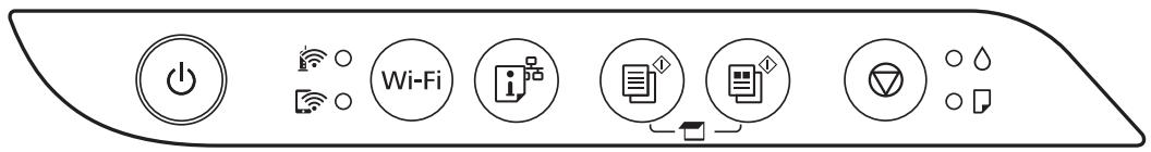 EPSON EcoTank ET-2861 - Vérifier le statut des voyants et de l'imprimante - 1