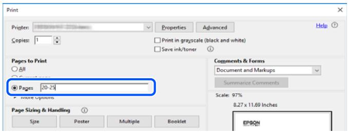 EPSON EcoTank ET-2861 - Impression de certaines pages uniquement - 1