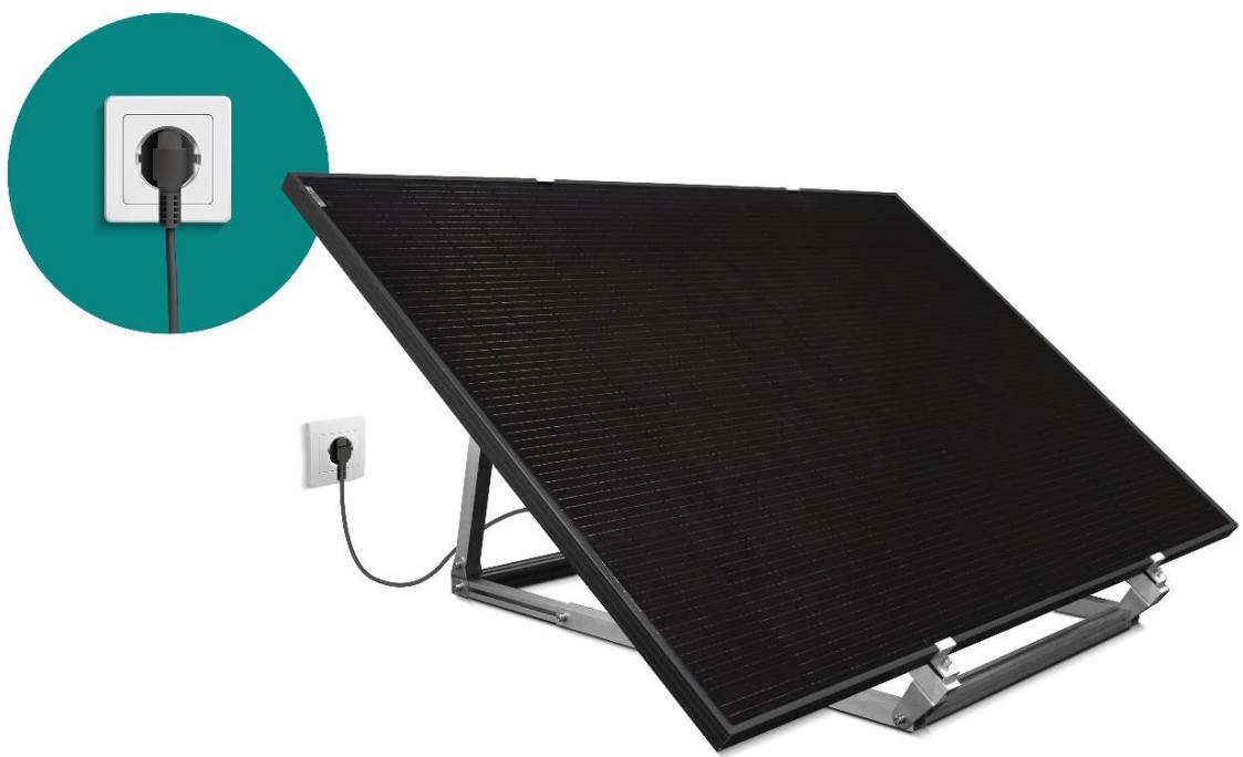 WE Kit SOL410 Plug&Play 410w - Kit panneau solaire Plug&amp;Play - 1