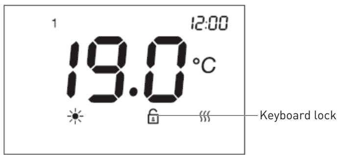 VALBERG 1500 WATTS - Keyboard lock - 1