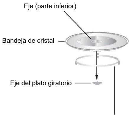 CANDY CMW20SMB - Instalación del Plato giratorio - 1