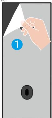 EZVIZ EP3X PRO - Installer la plaque arrête du panneau solaire - 1