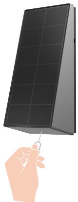 EZVIZ EP3X PRO - Démontage de la plaque arrière du panneau solaire - 1